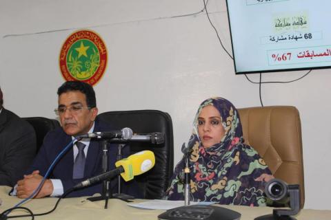 معالي الوزيرة تشرف على حفل تكريم التلاميذ المتفوقين في مسابقات الرياضيات